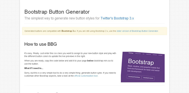 Bootstrap-Button-Generator