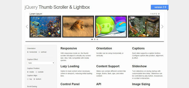 jQuery image Scroller
