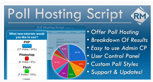 poll hosting script