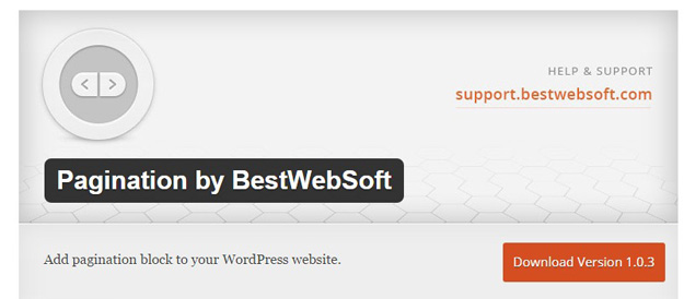 pagination by bestwebsoft
