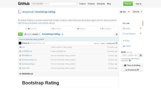 bootstrap-rating