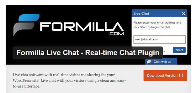 formilla live chat