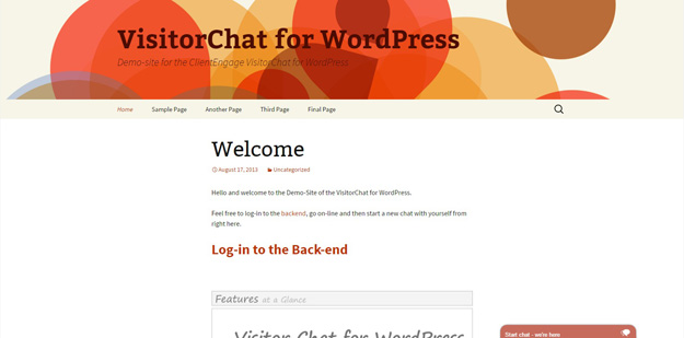 visitor chat for wordpress