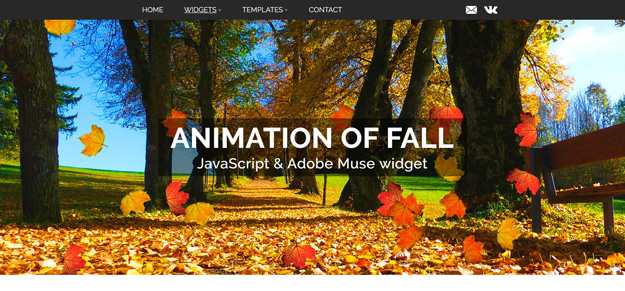 animation of fall