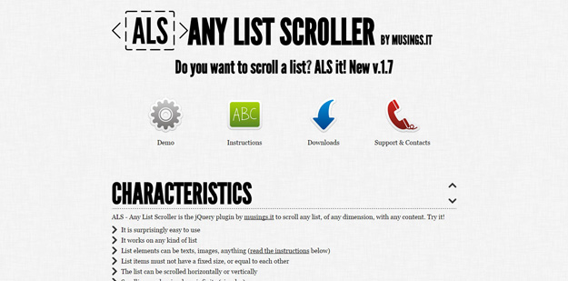 any list scroller