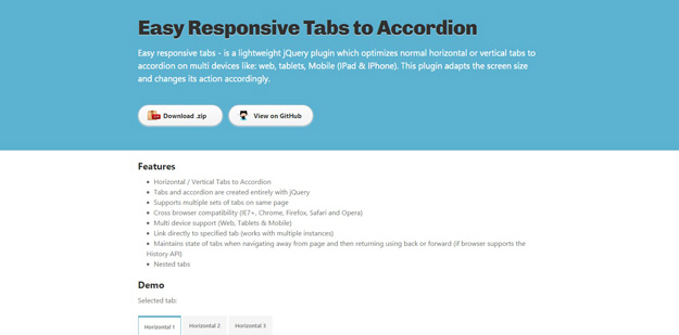 easy responsive tabs