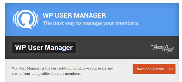 wp user manager