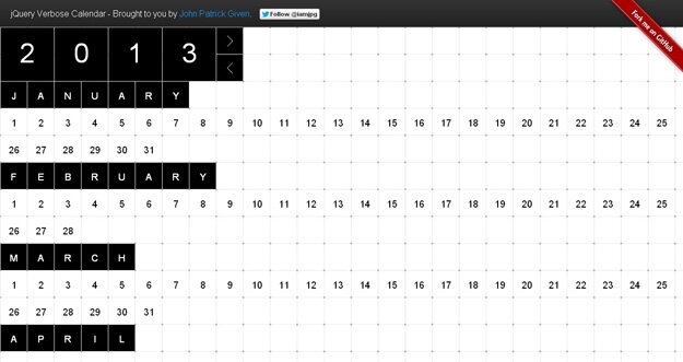 jQuery-Verbose-Calendar